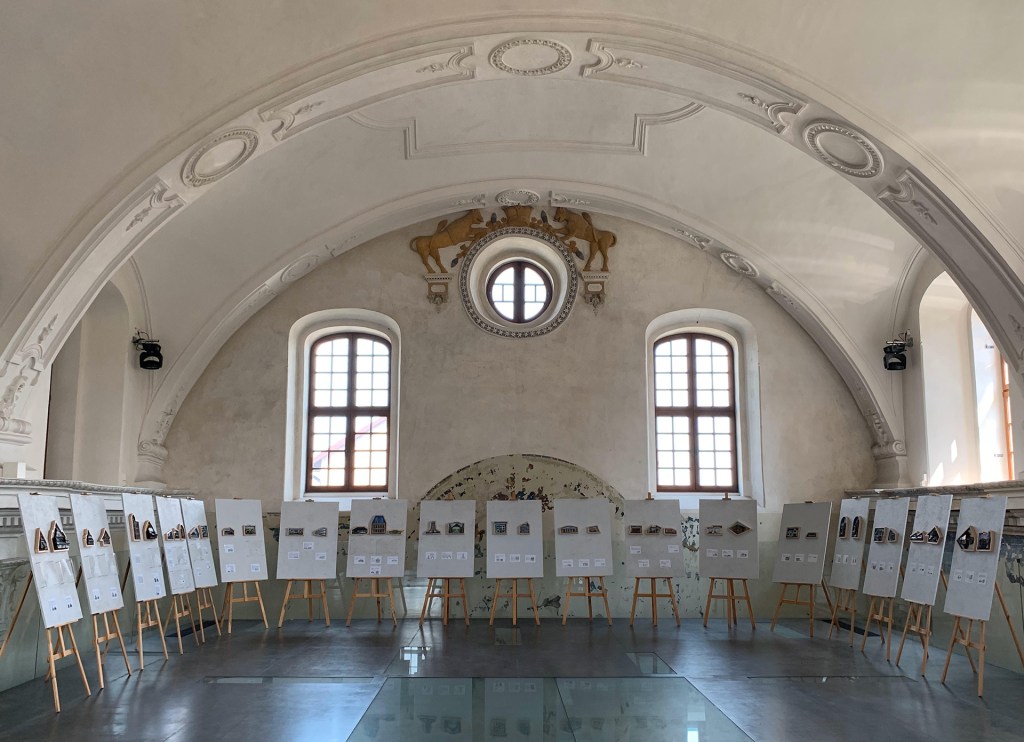 Installation at the Świętokrzyski Shtetl former Synagogue, Chmielnik, Poland